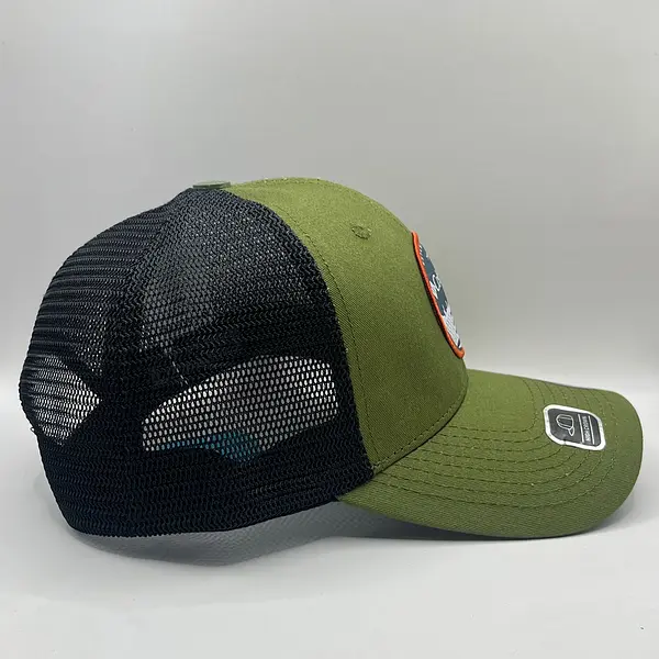 Gorra Verde Malla Negra