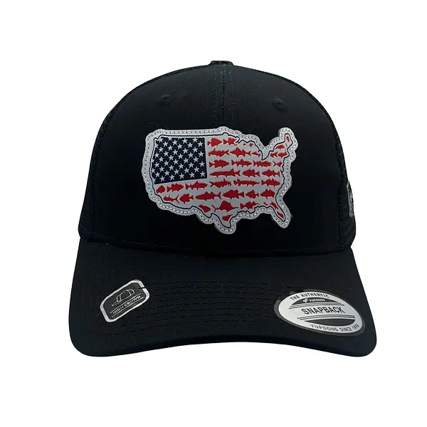 Gorra Columbia Negra Mapa