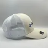 Gorra Columbia Beige Letras Azules
