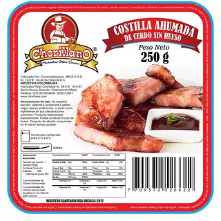 Costilla Sin Hueso Chorillano 250 G