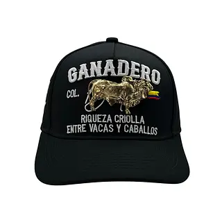 Ganadero Negra Placa Dorada