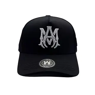 Amiri Logo Blanco Pedrería