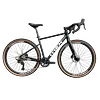 Bicicleta Gravel Crax Aluminio Negra 1x9 Grupo Sensah