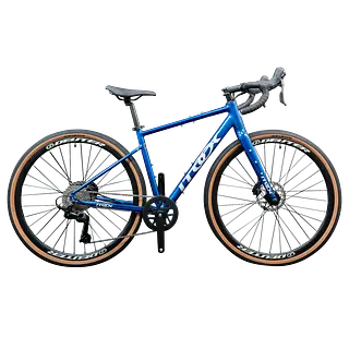 Bicicleta Gravel Crax Aluminio Azul 1x9 Grupo Sensah