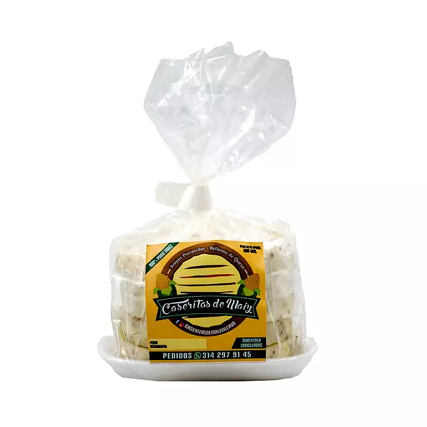 Arepas de Maíz Rellenas de Queso Campesino Semillas de Chia Caseritas 680gr