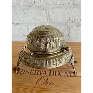 Servidor De Caviar En Plata Persa - Irán 1920