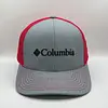 Gorra Columbia Gris Malla Roja