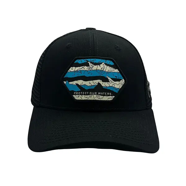 Gorra Columbia Negra Protect Tiburones