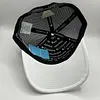 Gorra Columbia Blanca Malla Negra