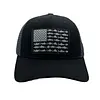 Gorra Columbia Negra Bandera Gris