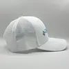 Gorra Columbia Blanca Letras Azul Cielo
