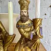 Candelabros Reyes Magos 4 Luces Kurt Adler - Usa 1980
