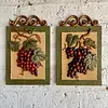 Cuadros Racimos De Uvas X 2 - Usa 1985