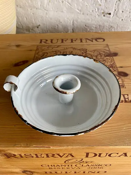 Candelero Metálico Esmaltado