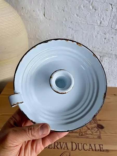 Candelero Metálico Esmaltado