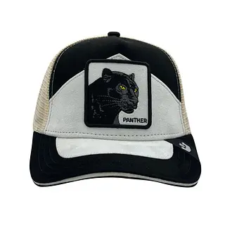 Panther Gamuza Blanco Negro