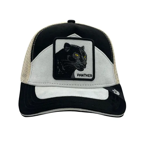 Panther Gamuza Blanco Negro