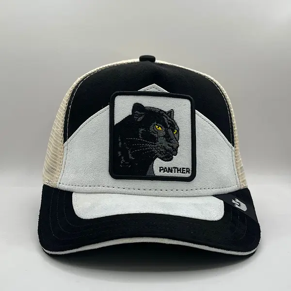 Panther Gamuza Blanco Negro