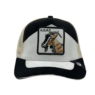 Goat Cabra Gamuza Blanco Negro