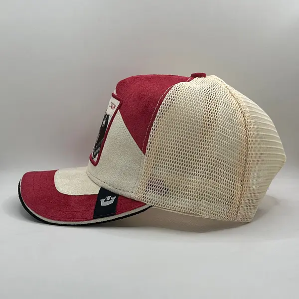 Cash Vaca Gamuza Rojo Blanco