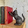 Tranca Libros X 2 Figura De Gato En Hierro Fundido