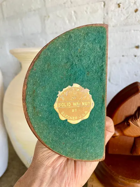 Tranca Libros X 2 Cabeza De Caballo Blecher - U.S.A. 1950