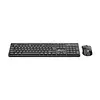 Combo Teclado Y Mouse Inalámbrico W100 Negro