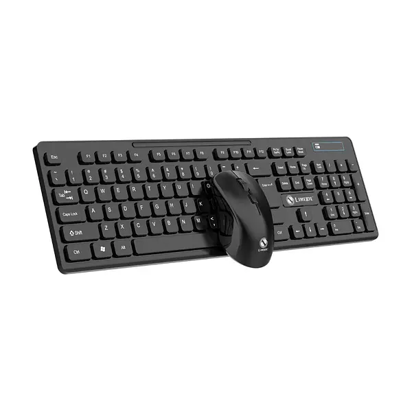 Combo Teclado Y Mouse Inalámbrico W100 Negro