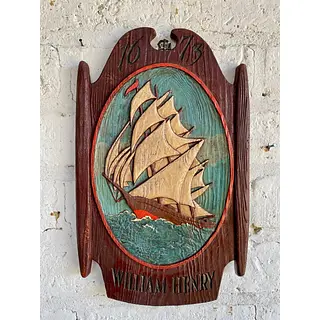 Cuadro En Alto Relieve De Carabela William Henry