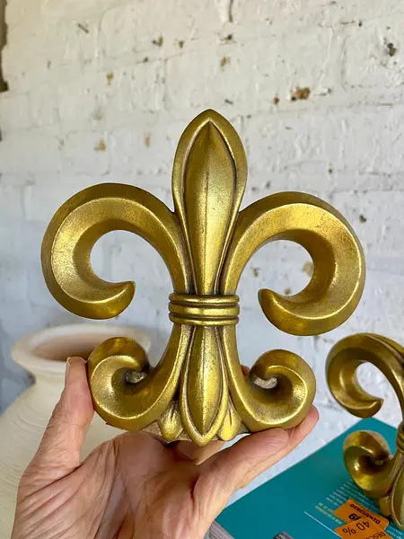 Tranca Libros Flor De Lis X 2