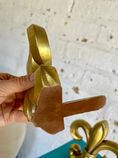 Tranca Libros Flor De Lis X 2