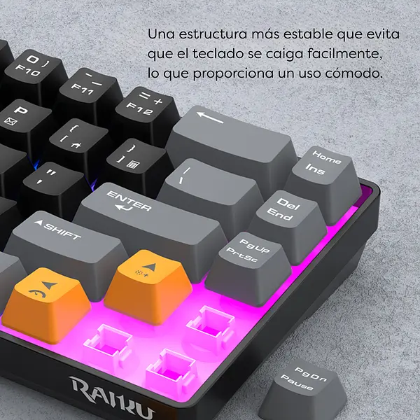 Teclado Gamer Rgb K68