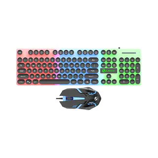 Combo Teclado Y Mouse Gamer Gtx300punk Rgb