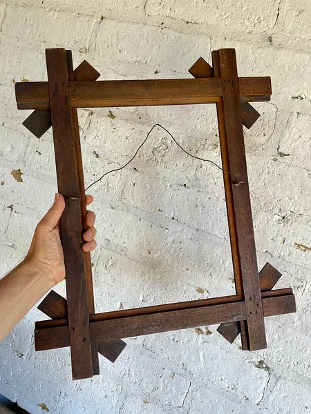 Marco Adirondack Esquinas Entrecruzadas - U.S.A. 1900