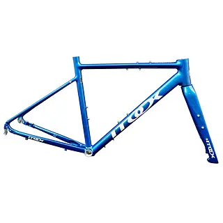 Marcos Gravel En Aluminio Crax Color Azul