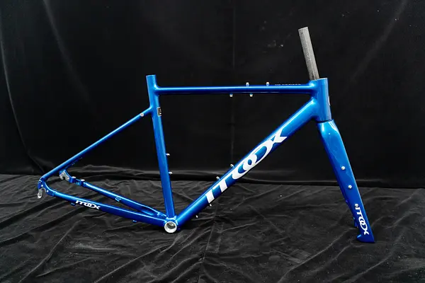Marcos Gravel En Aluminio Crax Color Azul