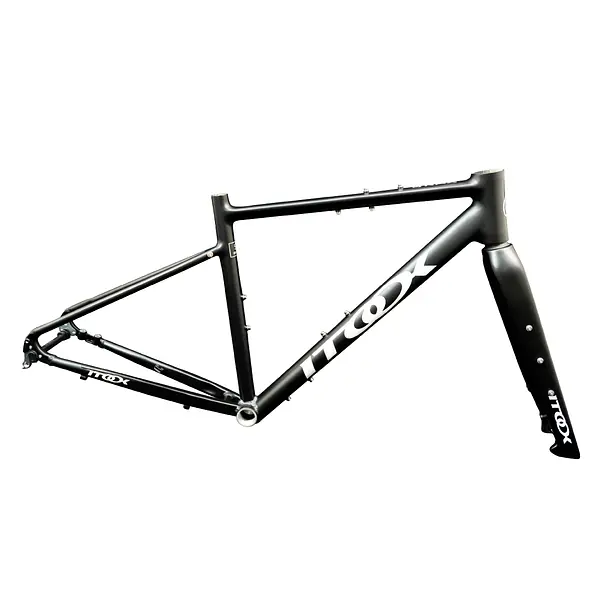 Marcos Gravel En Aluminio Crax Color Negro