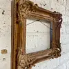 Marco Antiguo De Madera Dorada