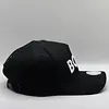 Gorra Negra Boss Bordado En Blanco