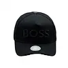 Gorra Negra Boss Bordado En Negro