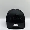 Gorra Negra Boss Bordado En Negro