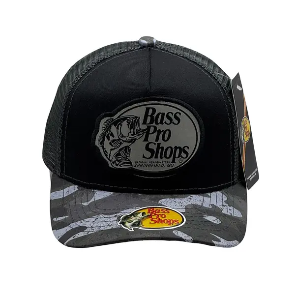 Bass Pro Shops Negra Vicera Camuflada Gris