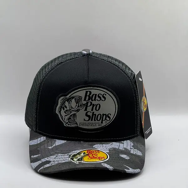 Bass Pro Shops Negra Vicera Camuflada Gris