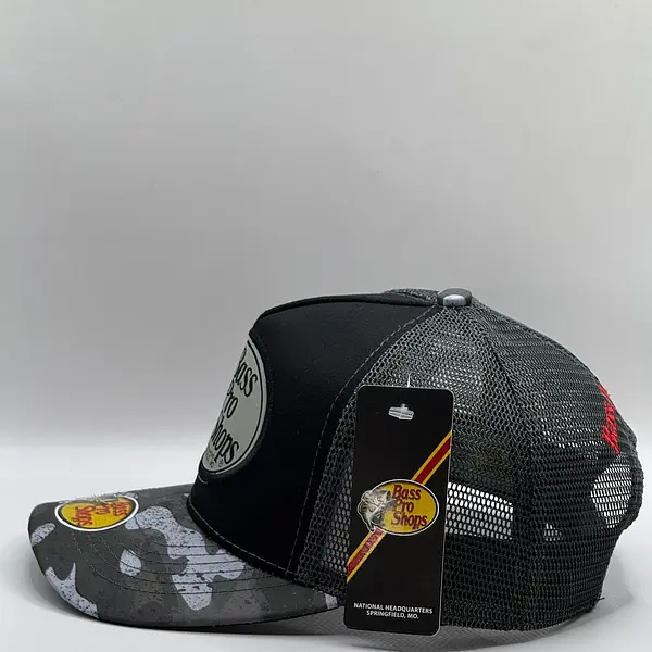 Bass Pro Shops Negra Vicera Camuflada Gris
