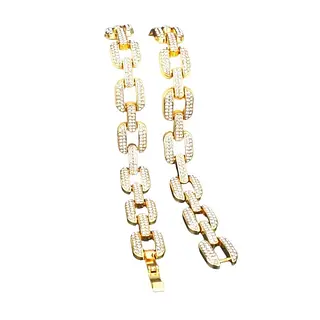 Cadena Dorada De Lujo Talla M