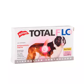 Medicamento para Perros Total Flc Antiparasito Interno para Perros Grandes