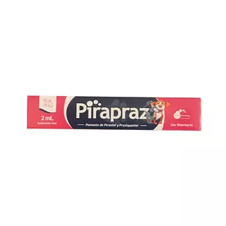 Medicamento para Mascotas Pirapraz Suspensión Oral.