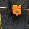 Aislador Puntilla Plano Amarillo (Amarillo Y Negro)