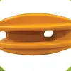 Aislador Ovalado Amarillo (Amarillo Y Negro)