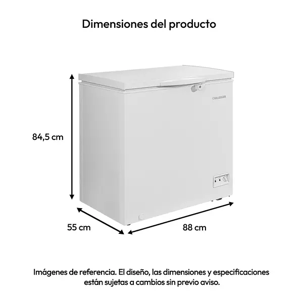 Congelador Challenger Ch199 De 204 Litros Blanco 3807
